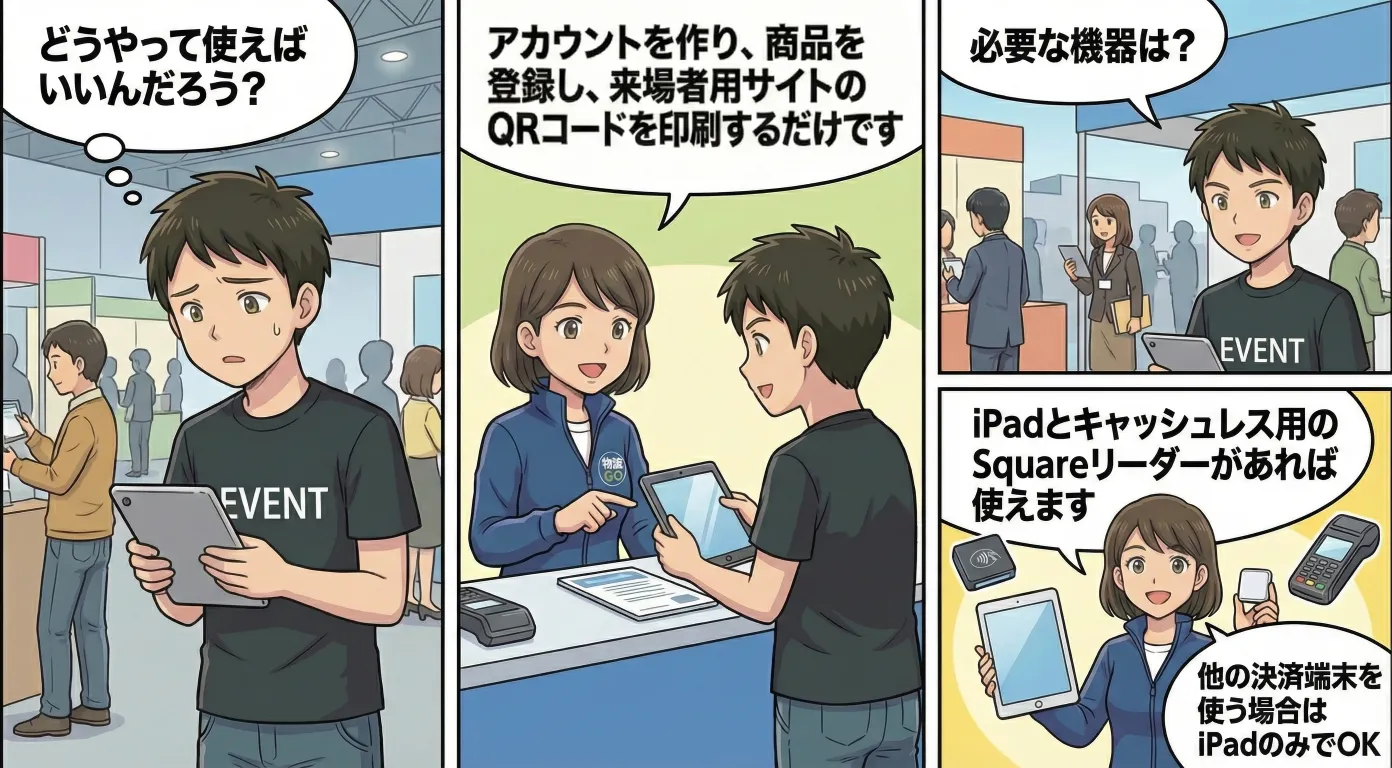 機材はiPadだけでOK